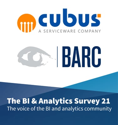 Serviceware Performance in the BARC's BI Analytics survey 21.