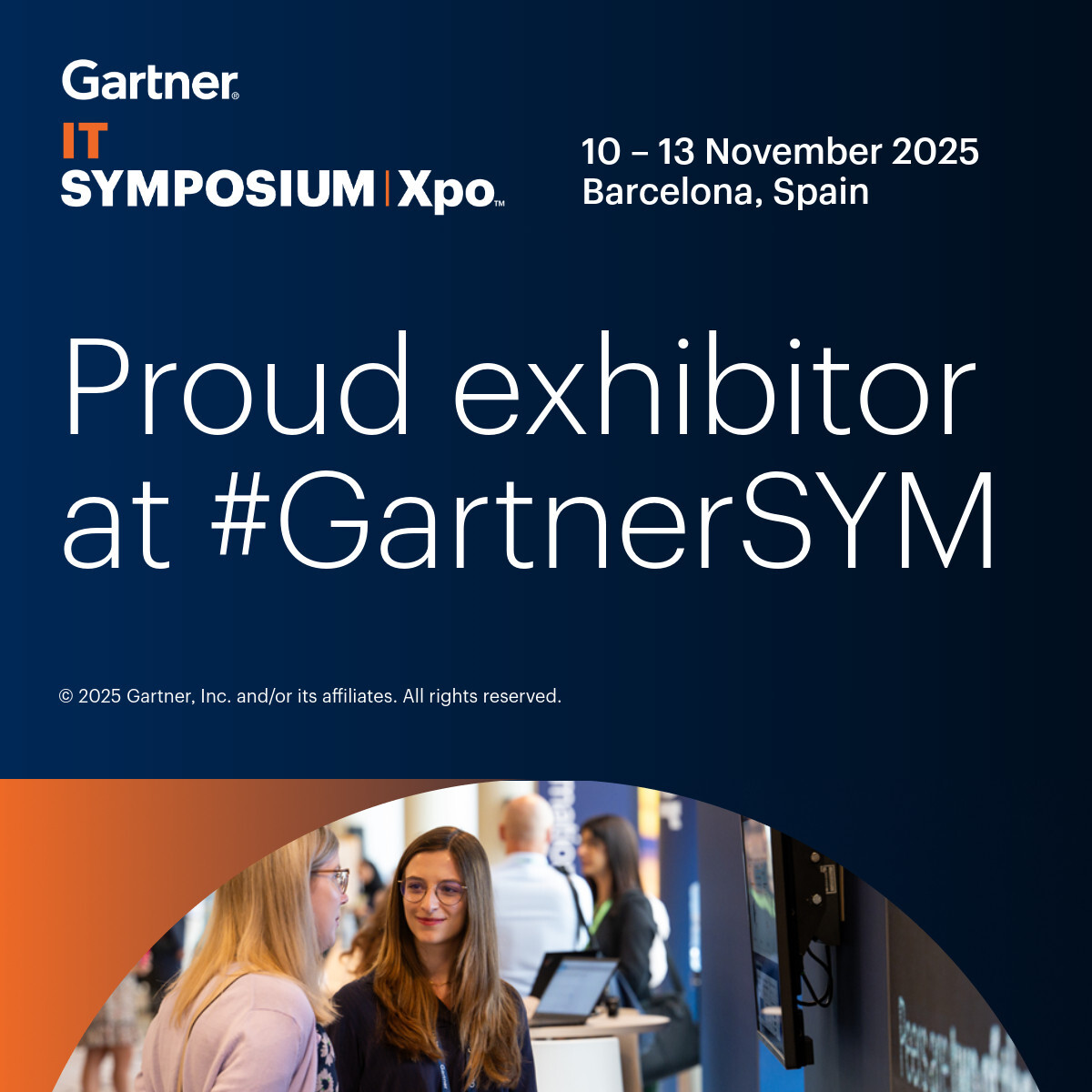 Gartner IT Symposium/Xpo™ 2025 conference in Barcelona.